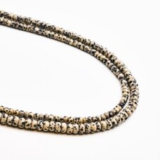 Jasper Dalmation, 6x4 mm, 37-39 cm/strand Jasper Dalmation, 6x4 mm, 37-39 cm/strand
