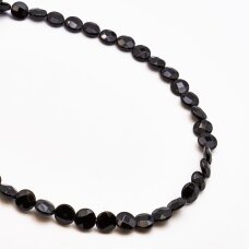 Juodas oniksas, 10 mm, 37-39 cm/strand Juodas oniksas, 10 mm, 37-39 cm/strand
