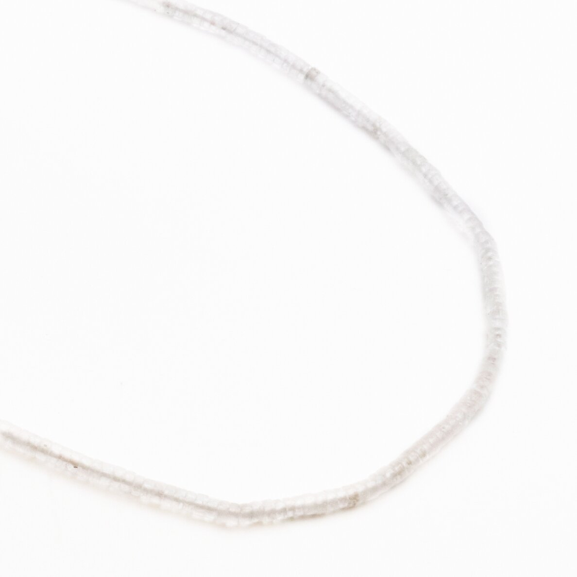 Rock Crystal, 37–39 cm/strand, 2x4 mm