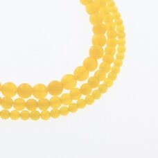 Kocie oko-szkło, kształt okrągły, #21 ciemno żółty kolor, sznur, 4, 6, 8, 10, 12 mm Kocie oko-szkło, kształt okrągły, #21 ciemno żółty kolor, sznur, 4, 6, 8, 10, 12 mm
