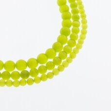 Kocie oko-szkło, kształt okrągły, #22 limonkowy kolor, sznur, 4, 6, 8, 10, 12 mm Kocie oko-szkło, kształt okrągły, #22 limonkowy kolor, sznur, 4, 6, 8, 10, 12 mm
