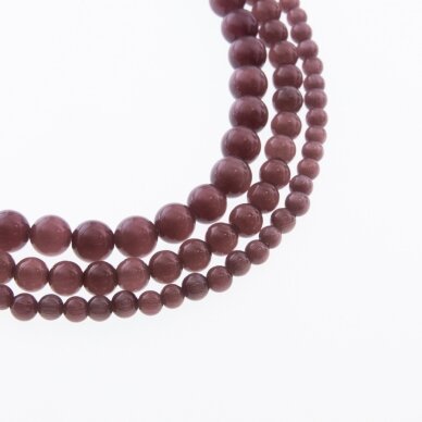 Katės akis-stiklas, apvali forma, #16 vynuogių violetinė spalva, 4, 6, 8, 10, 12 mm Katės akis-stiklas, apvali forma, #16 vynuogių violetinė spalva, 4, 6, 8, 10, 12 mm