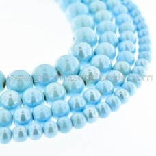 Keramika, apvali forma, #A16 šviesiai mėlyna spalva, apie 55 vnt./gija, 6, 8, 10, 12, 14, 16, 18, 20, 28, 32, 35 mm Keramika, apvali forma, #A16 šviesiai mėlyna spalva, apie 55 vnt./gija, 6, 8, 10, 12, 14, 16, 18, 20, 28, 32, 35 mm