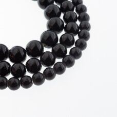 Ceramic, Round Bead, #A39 Black, about 55 pcs/strand, 6, 8, 10, 12, 14, 16, 18, 20, 28, 32, 35 mm