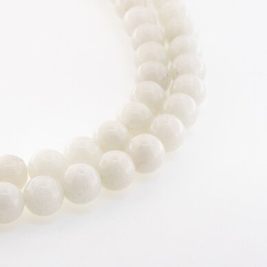 Chinese White Jade (Quartz), Natural, Round Bead, #02 Smoky White, 37-39 cm/strand, 6, 8, 10, 12 mm Chinese White Jade (Quartz), Natural, Round Bead, #02 Smoky White, 37-39 cm/strand, 6, 8, 10, 12 mm