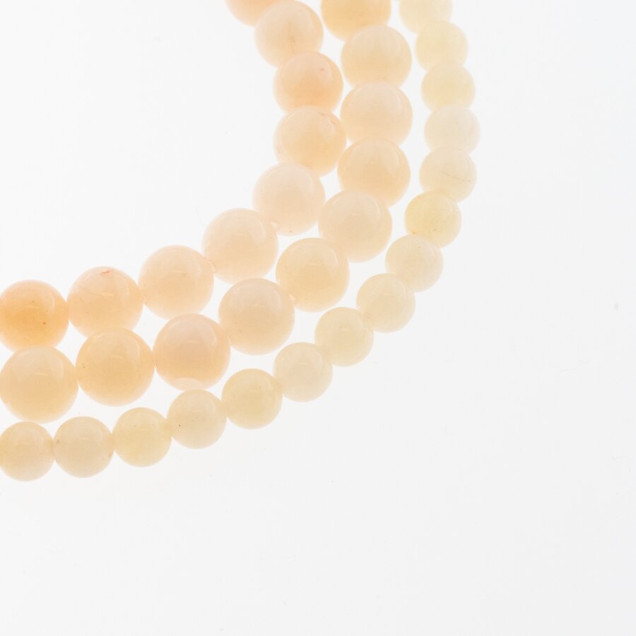 Chinese White Jade (Quartz), Natural, Dyed, Round Bead, #23 Light Caramel, 37-39 cm/strand, 6, 8, 10, 12 mm Chinese White Jade (Quartz), Natural, Dyed, Round Bead, #23 Light Caramel, 37-39 cm/strand, 6, 8, 10, 12 mm