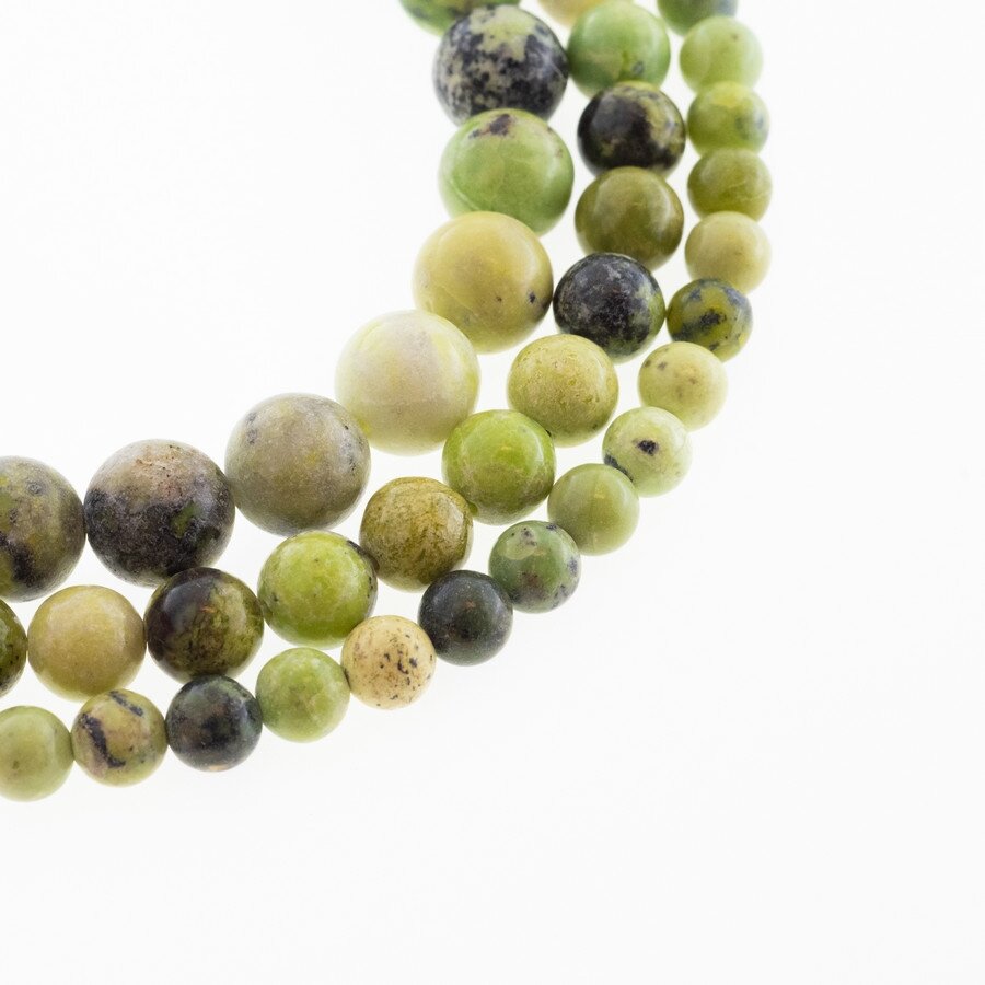 Chinese Chrysoprase, Natural, C Grade, Round Bead, Green-Black, 37-39 cm/strand, 6, 8, 10, 12 mm Chinese Chrysoprase, Natural, C Grade, Round Bead, Green-Black, 37-39 cm/strand, 6, 8, 10, 12 mm
