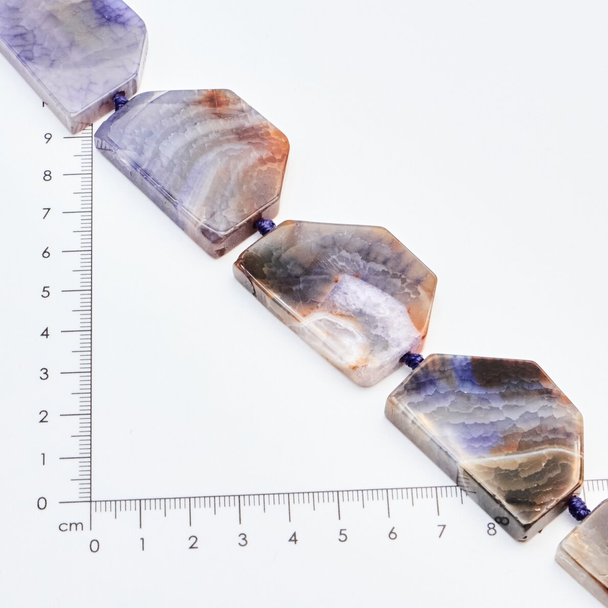 Crackle Agate, Irregular, Brown, 37-40 cm/strand, thickness up to 5 mm