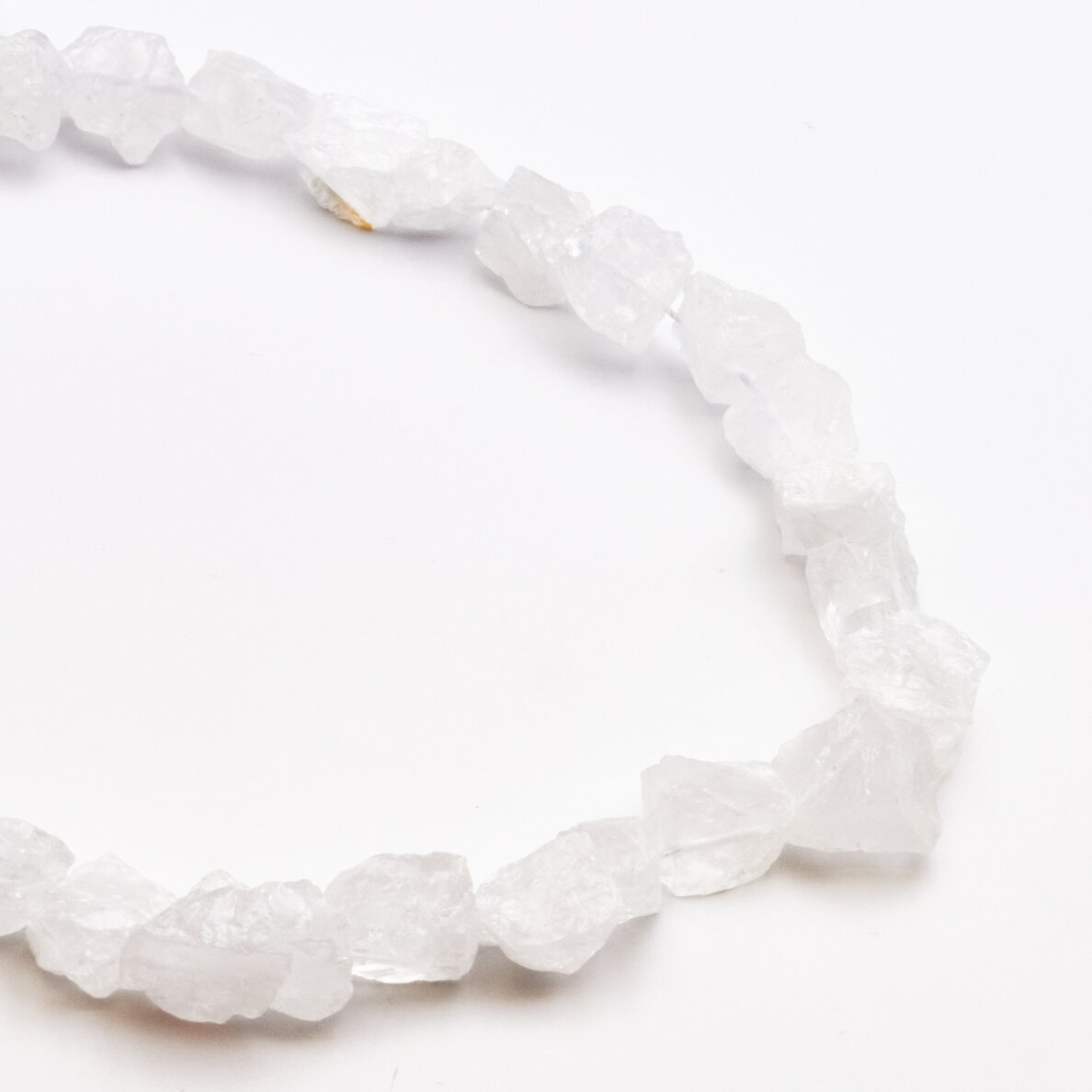 Quartz, 39-40cm/strand, about 12x20–18x25 mm