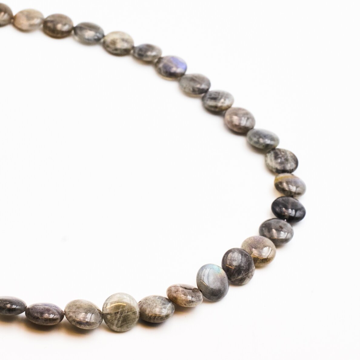 Labradorite, 10 mm,  37-39 cm/strand