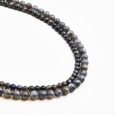 Labradorite, Natural, AB Grade, Round Bead, Grey, 37-39 cm/strand, 8 mm Labradorite, Natural, AB Grade, Round Bead, Grey, 37-39 cm/strand, 8 mm