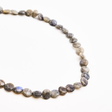 Labradoritas , 10 mm, 37-39 cm/gija