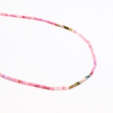 Multicolor Tourmaline, natural, C quality, faceted, cube bead, 37-39 cm/string, 2 mm Multicolor Tourmaline, natural, C quality, faceted, cube bead, 37-39 cm/string, 2 mm