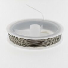 Nylon and stainless steel wire, about 10-meter/spool, 0.3 mm