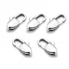 Stainless steel, gold-plated twice, 9mm-5pcs