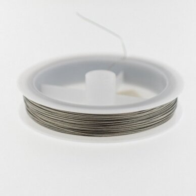 Nylon and stainless steel wire, about 18-meter/spool, 0.7 mm