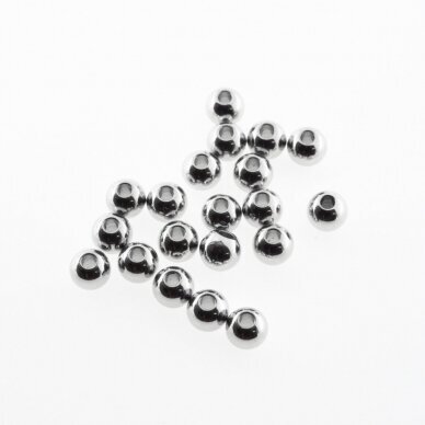 Stainless steel, 4mm-100pcs
