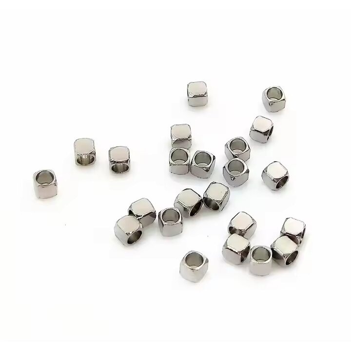 Stainless steel, 2,5x2,5mm-20pcs