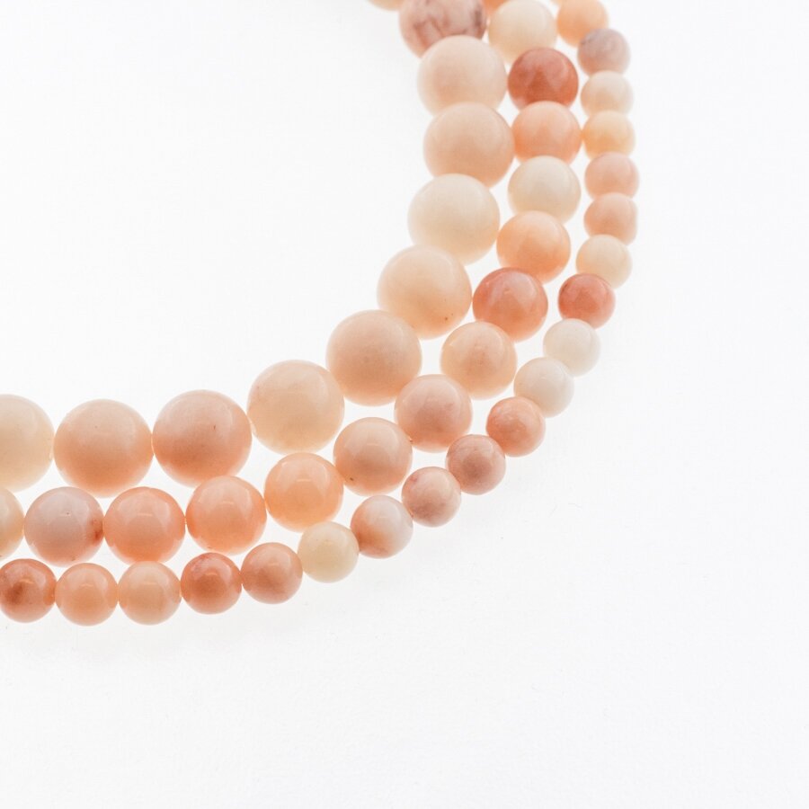 Opaque Pink Aventurine, Natural, B Grade, Round Bead, 37-39 cm/strand, 4, 6, 8, 10, 12 mm Opaque Pink Aventurine, Natural, B Grade, Round Bead, 37-39 cm/strand, 4, 6, 8, 10, 12 mm