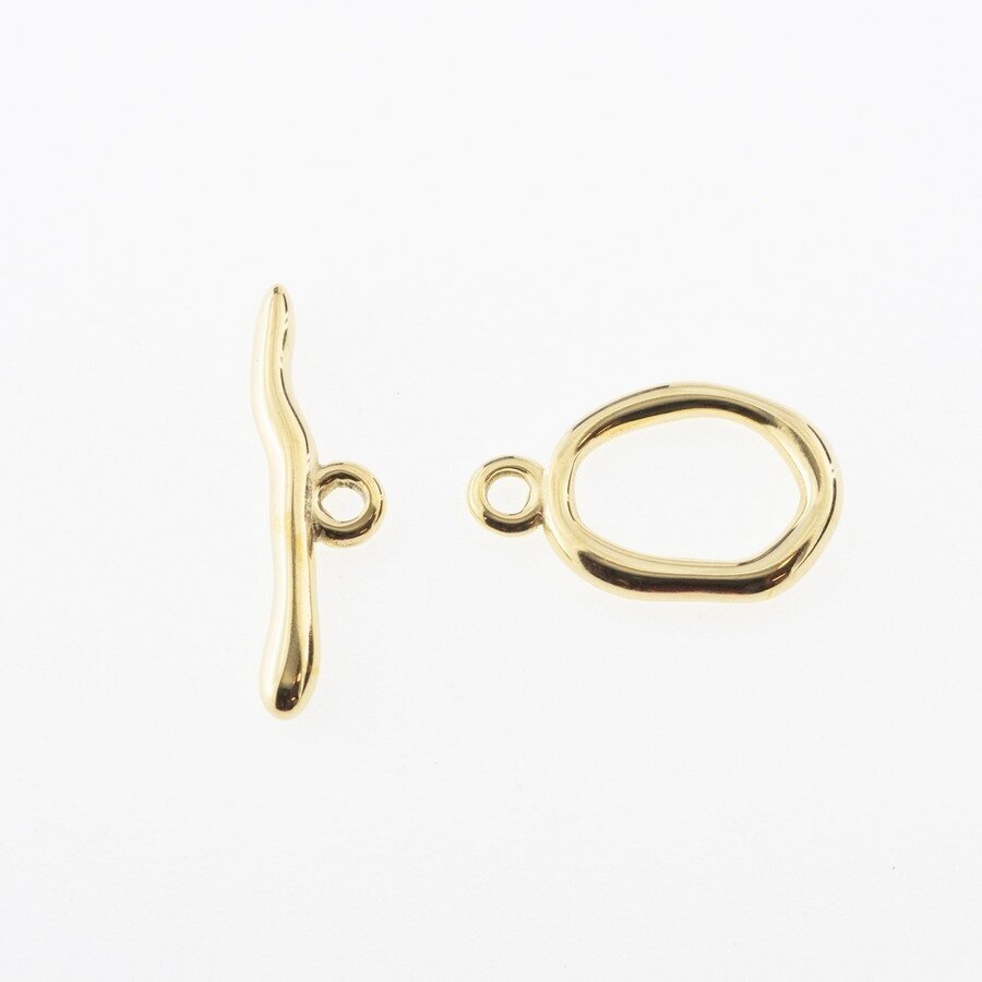 Stainless steel toggle clasp, gold plated, gold color, ring: 20x12x2 mm, hole-2 mm, bar: 21x6x2 mm, hole-2 mm Stainless steel toggle clasp, gold plated, gold color, ring: 20x12x2 mm, hole-2 mm, bar: 21x6x2 mm, hole-2 mm