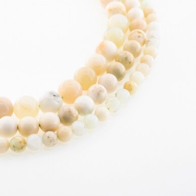 Peruvian Green Opal, Natural, C Grade, Round Bead, 37-39 cm/strand, 6, 8, 10, 12 mm Peruvian Green Opal, Natural, C Grade, Round Bead, 37-39 cm/strand, 6, 8, 10, 12 mm