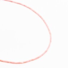 Pink Opal, natural, B quality, faceted, cube bead, 37-39 cm/string, 2 mm
