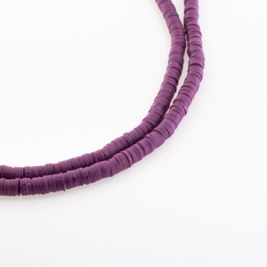 Polymer Clay, Heishi Rondelle Bead, #A15, about 38-40 cm/strand, 4x1, 6x1, 8x1 mm