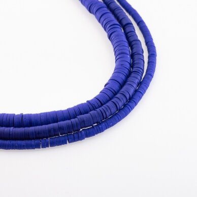 Polymer Clay, Heishi Rondelle Bead, #A25, about 38-40 cm/strand, 4x1, 6x1, 8x1 mm
