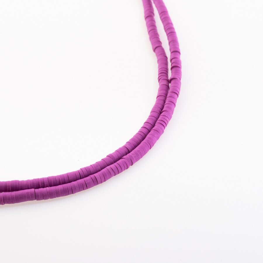 Polymer Clay, Heishi Rondelle Bead, #A07, about 38-40 cm/strand, 4x1, 6x1, 8x1 mm Polymer Clay, Heishi Rondelle Bead, #A07, about 38-40 cm/strand, 4x1, 6x1, 8x1 mm