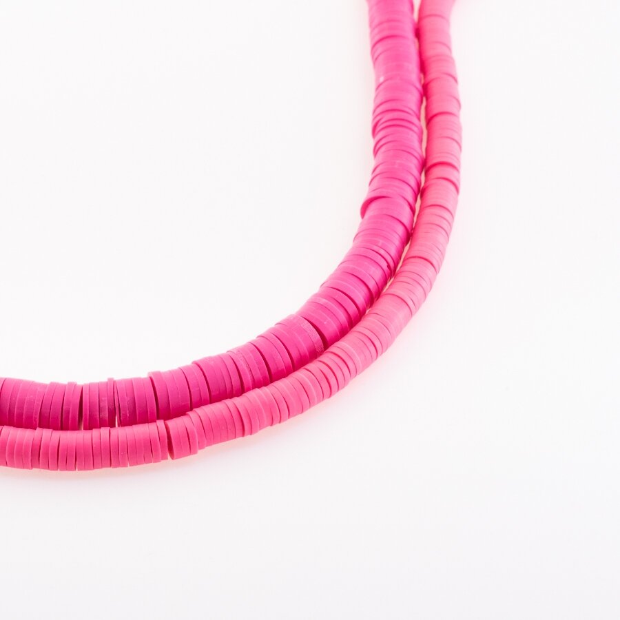 Polymer Clay, Heishi Rondelle Bead, #A09, about 38-40 cm/strand, 4x1, 6x1, 8x1 mm Polymer Clay, Heishi Rondelle Bead, #A09, about 38-40 cm/strand, 4x1, 6x1, 8x1 mm