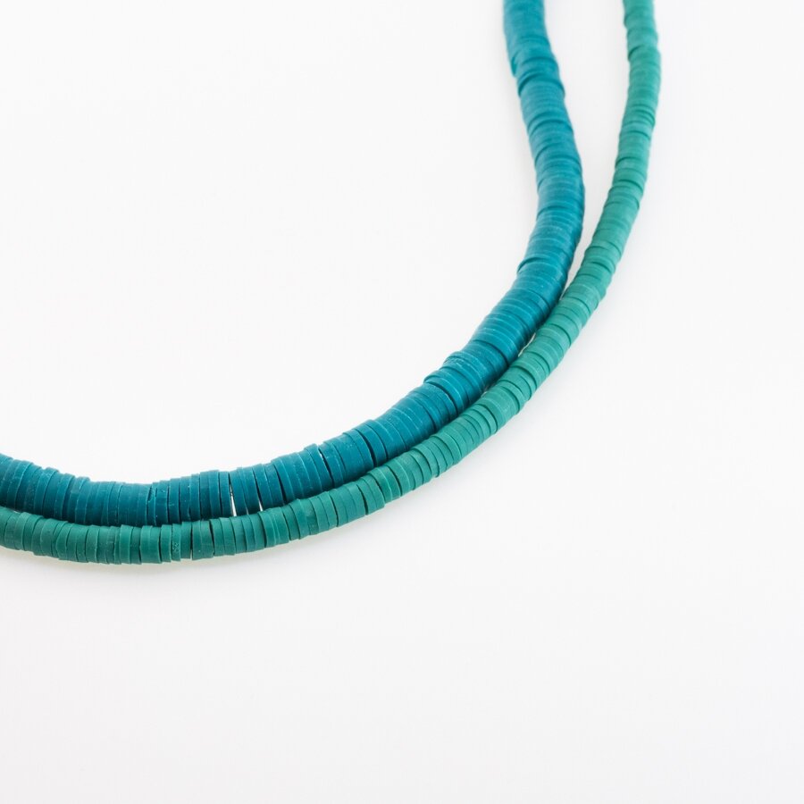 Polymer Clay, Heishi Rondelle Bead, #A11, about 38-40 cm/strand, 4x1, 6x1, 8x1 mm Polymer Clay, Heishi Rondelle Bead, #A11, about 38-40 cm/strand, 4x1, 6x1, 8x1 mm