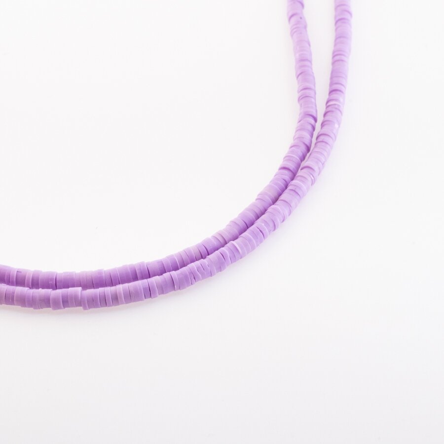 Polymer Clay, Heishi Rondelle Bead, #A12, about 38-40 cm/strand, 4x1, 6x1, 8x1 mm Polymer Clay, Heishi Rondelle Bead, #A12, about 38-40 cm/strand, 4x1, 6x1, 8x1 mm