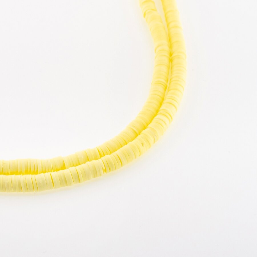 Polymer Clay, Heishi Rondelle Bead, #A23, about 38-40 cm/strand, 4x1, 6x1, 8x1 mm Polymer Clay, Heishi Rondelle Bead, #A23, about 38-40 cm/strand, 4x1, 6x1, 8x1 mm
