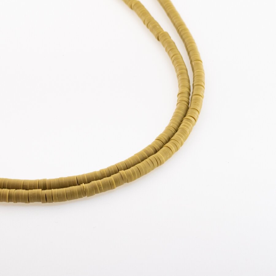Polymer Clay, Heishi Rondelle Bead, #A26, about 38-40 cm/strand, 4x1, 6x1, 8x1 mm Polymer Clay, Heishi Rondelle Bead, #A26, about 38-40 cm/strand, 4x1, 6x1, 8x1 mm