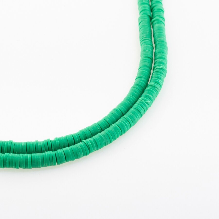 Polymer Clay, Heishi Rondelle Bead, #A37, about 38-40 cm/strand, 4x1, 6x1, 8x1 mm Polymer Clay, Heishi Rondelle Bead, #A37, about 38-40 cm/strand, 4x1, 6x1, 8x1 mm