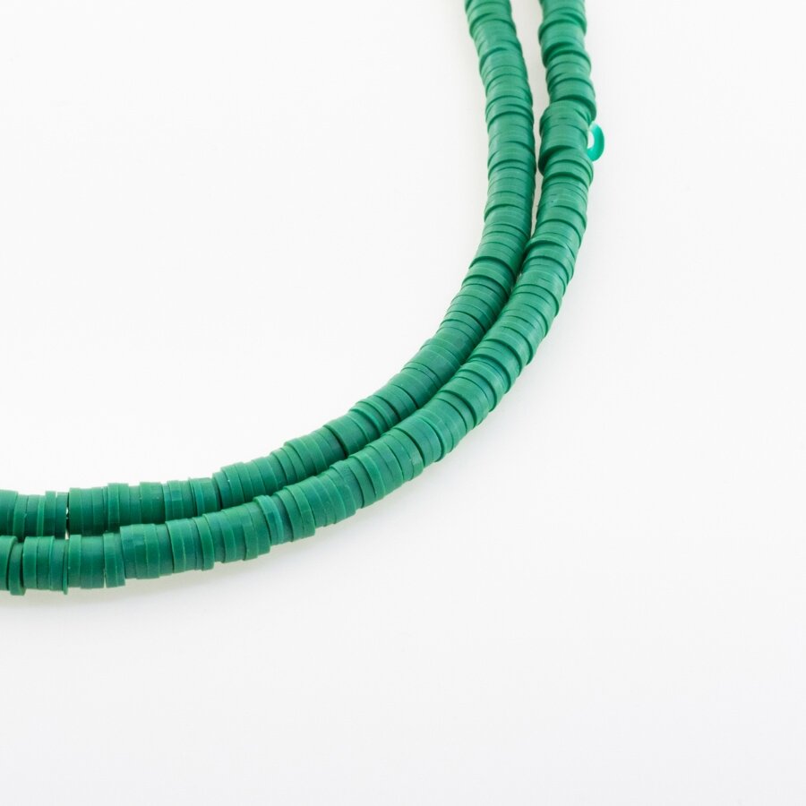 Polymer Clay, Heishi Rondelle Bead, #A39, about 38-40 cm/strand, 4x1, 6x1, 8x1 mm Polymer Clay, Heishi Rondelle Bead, #A39, about 38-40 cm/strand, 4x1, 6x1, 8x1 mm