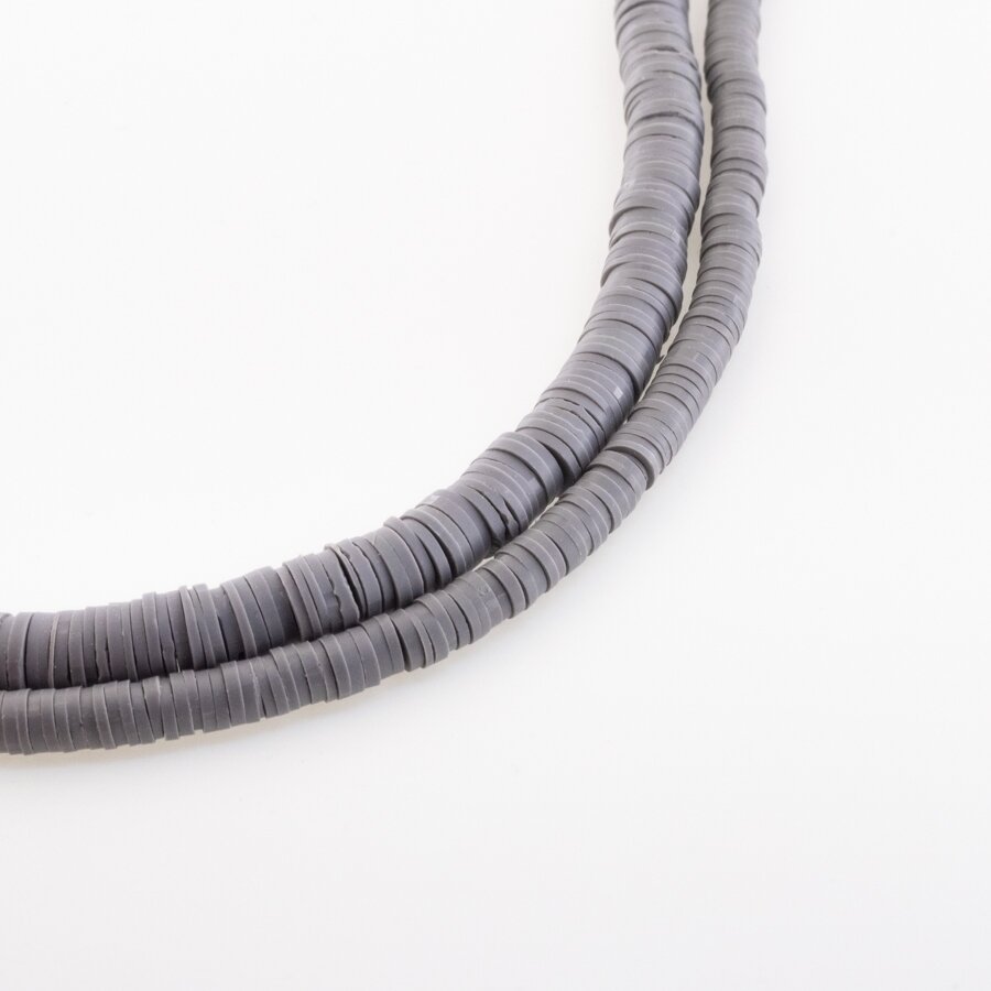 Polymer Clay, Heishi Rondelle Bead, #A43, about 38-40 cm/strand, 4x1, 6x1, 8x1 mm Polymer Clay, Heishi Rondelle Bead, #A43, about 38-40 cm/strand, 4x1, 6x1, 8x1 mm