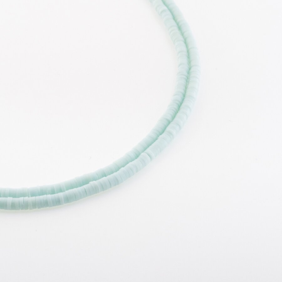 Polymer Clay, Heishi Rondelle Bead, #A47, about 38-40 cm/strand, 4x1, 6x1, 8x1 mm