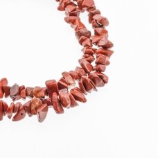 Red Jasper, Natural, B Grade, Chip Bead, Red, 80-83 cm/strand, about 5-8 mm
