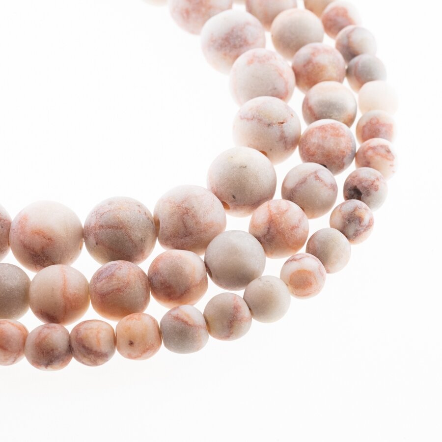 Redline Marble/Red Veined Stone, Natural, AB Grade, Matte Round Bead, 37-39 cm/strand, 4, 6, 8, 10, 12 mm Redline Marble/Red Veined Stone, Natural, AB Grade, Matte Round Bead, 37-39 cm/strand, 4, 6, 8, 10, 12 mm