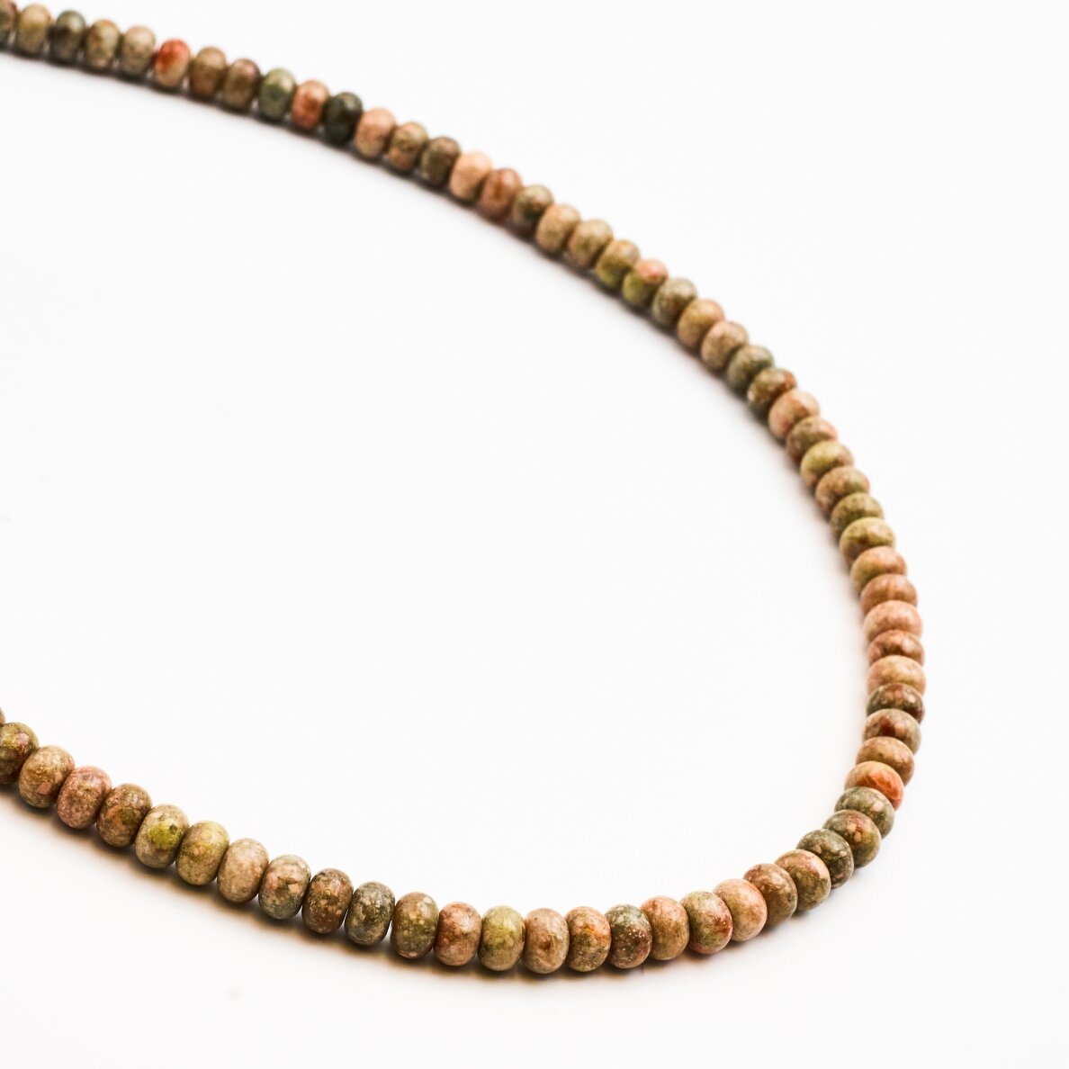 Autumn Jasper, Natural, AB Grade, Abacus Rondelle Bead, Light Green-Orange, 37-39 cm/strand, 6x4 mm Autumn Jasper, Natural, AB Grade, Abacus Rondelle Bead, Light Green-Orange, 37-39 cm/strand, 6x4 mm