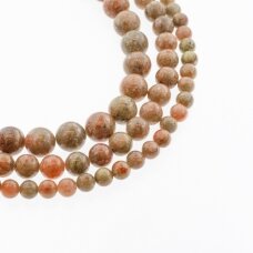 Rudens jaspis, natūralus, AB kokybė, apvali forma, šviesi žalia-oranžinė spalva, 37-39 cm/gija, 4, 6, 8, 10, 12 mm Rudens jaspis, natūralus, AB kokybė, apvali forma, šviesi žalia-oranžinė spalva, 37-39 cm/gija, 4, 6, 8, 10, 12 mm