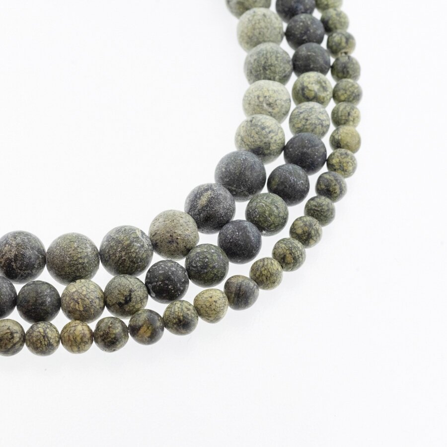 Russian Serpentine, Natural, AB Grade, Round Bead, Light Green, 37-39 cm/strand, 4, 6, 8, 10, 12 mm Russian Serpentine, Natural, AB Grade, Round Bead, Light Green, 37-39 cm/strand, 4, 6, 8, 10, 12 mm