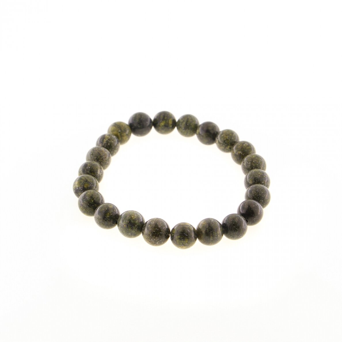 Serpentine stone bracelet, 19cm long, 8mm wide