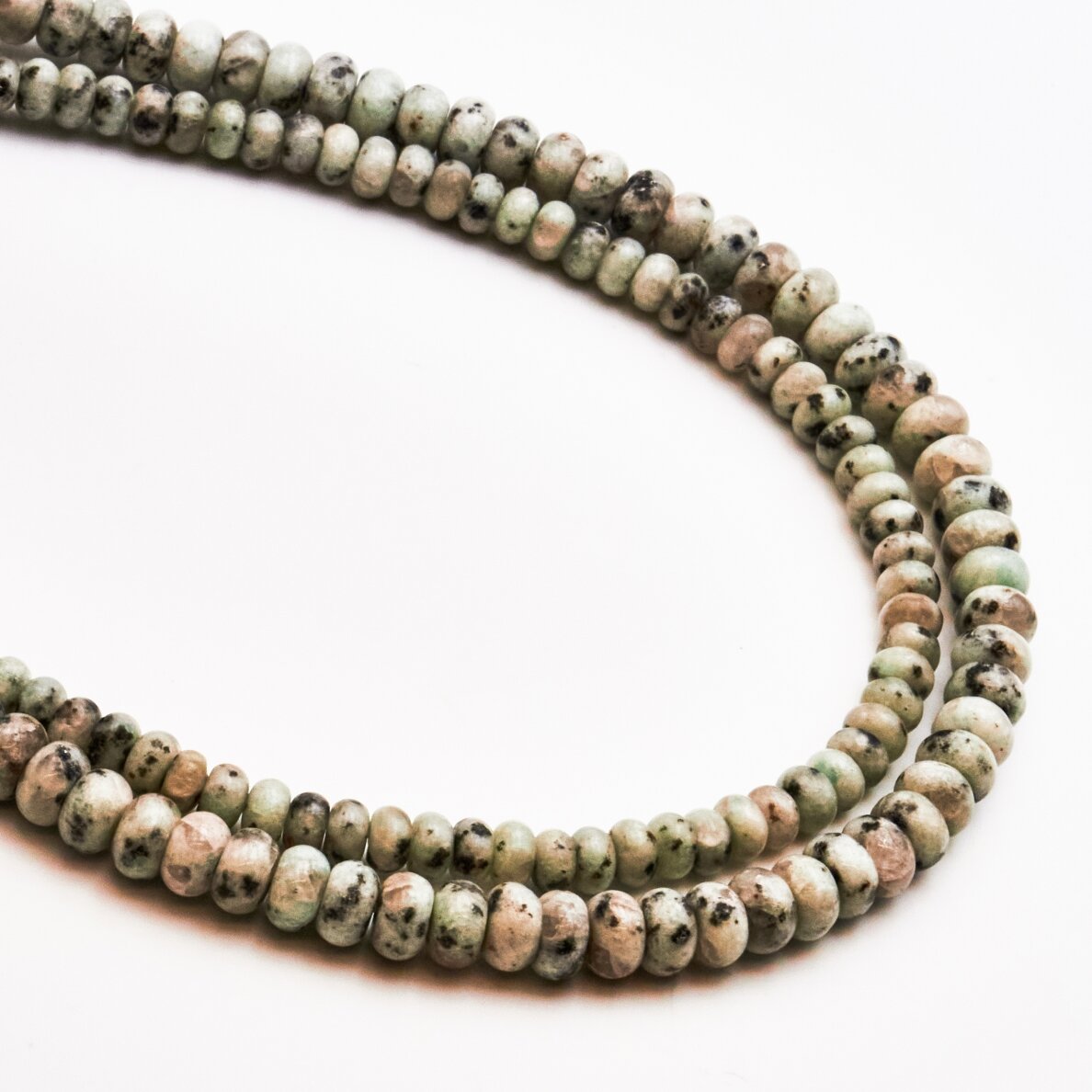 Sesame Jasper, 8x5 mm, 37-39 cm/strand Sesame Jasper, 8x5 mm, 37-39 cm/strand