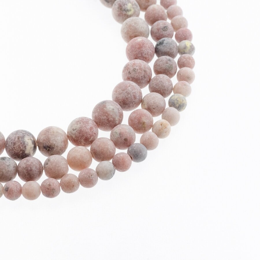 Xinjiang Plum Blossom Jasper, Natural, Matte Round Bead, Multicolor, 37-39 cm/strand, 4, 6, 8, 10, 12 mm Xinjiang Plum Blossom Jasper, Natural, Matte Round Bead, Multicolor, 37-39 cm/strand, 4, 6, 8, 10, 12 mm