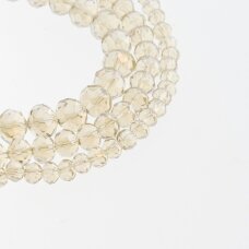 Glass Crystal, Faceted Abacus Rondelle Bead, #074 Transparent Champagne Half-plated Metallic Bronze, 2x1, 3x2, 4x3, 6x4, 8x6, 10x8, 11x9 mm Glass Crystal, Faceted Abacus Rondelle Bead, #074 Transparent Champagne Half-plated Metallic Bronze, 2x1, 3x2, 4x3, 6x4, 8x6, 10x8, 11x9 mm