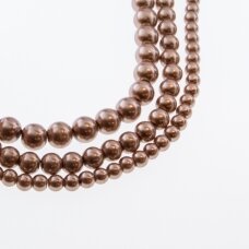 Glass Pearl Imitation, Round Bead, #58 colour, 78-80 cm/strand, 4, 6, 8, 10, 12 mm Glass Pearl Imitation, Round Bead, #58 colour, 78-80 cm/strand, 4, 6, 8, 10, 12 mm