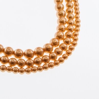 Glass Pearl Imitation, Round Bead, #14 color, 78-80 cm/strand, v