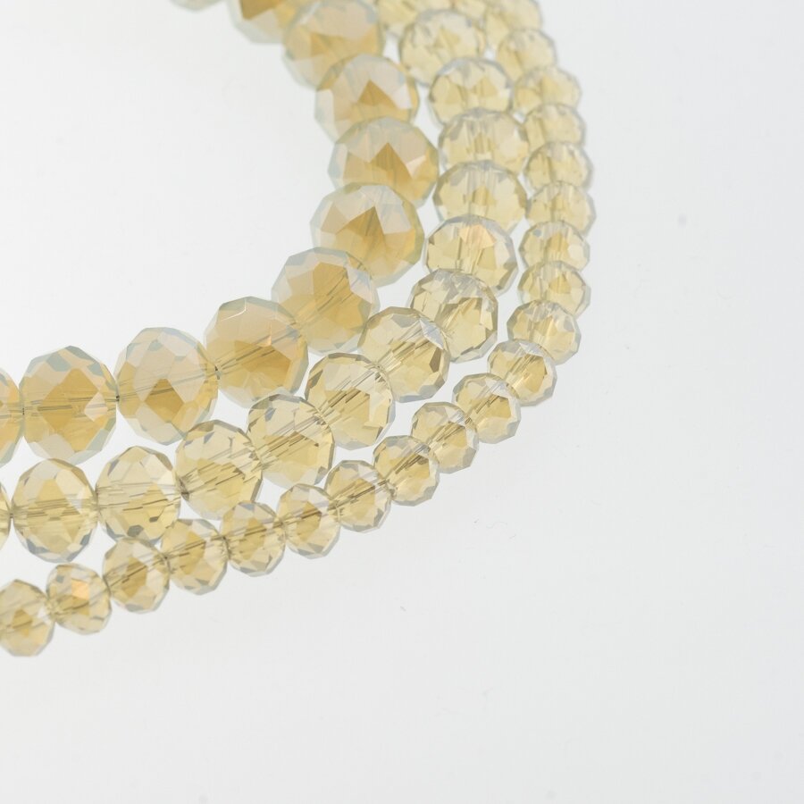 Glass Crystal, Faceted Abacus Rondelle Bead, #103 transparent, with metallic yellow-blue plating, 2x1, 3x2, 4x3, 6x4, 8x6, 10x8, 11x9 mm Glass Crystal, Faceted Abacus Rondelle Bead, #103 transparent, with metallic yellow-blue plating, 2x1, 3x2, 4x3, 6x4, 8x6, 10x8, 11x9 mm